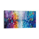 Quadro Stampa su Tela Esplosione di Arcobaleno - CupidoDesign