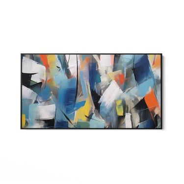 Quadro Stampa su Tela Esplosione di blu - CupidoDesign