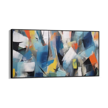 Quadro Stampa su Tela Esplosione di blu - CupidoDesign