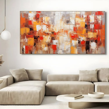 Quadro Stampa su Tela Esplosione di rosso - CupidoDesign