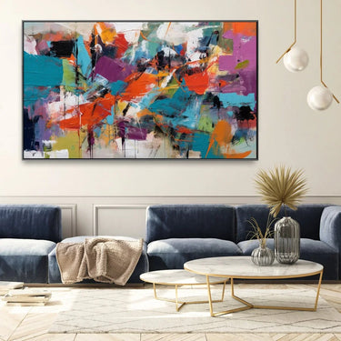 Quadro Stampa su Tela Espressione Artistica 120x80cm - CupidoDesign