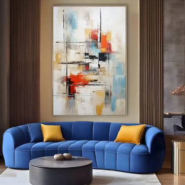 Quadro Stampa su Tela Espressione Astrale 80x120cm - CupidoDesign