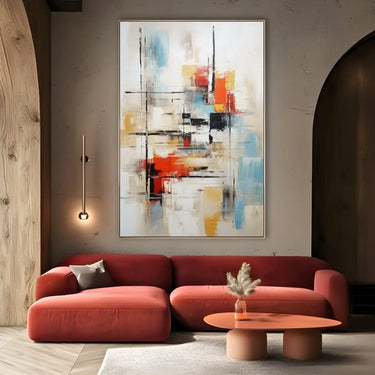 Quadro Stampa su Tela Espressione Astrale 80x120cm - CupidoDesign