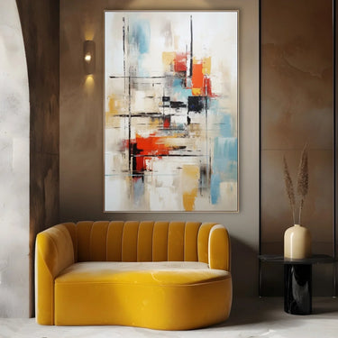 Quadro Stampa su Tela Espressione Astrale 80x120cm - CupidoDesign