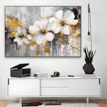 Quadro Stampa su Tela Espressione floreale - CupidoDesign