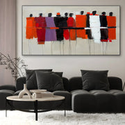 Quadro Stampa su Tela Espressione Primordiale - CupidoDesign