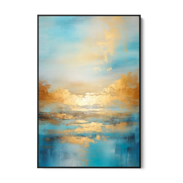 Quadro Stampa su Tela Espressioni fluttuanti - CupidoDesign