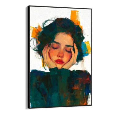 Quadro Stampa su Tela Espressioni sospese - CupidoDesign