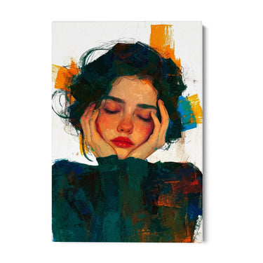 Quadro Stampa su Tela Espressioni sospese - CupidoDesign