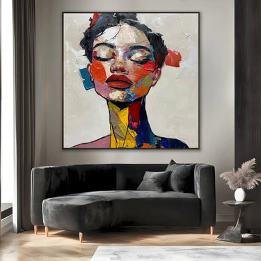 Quadro Stampa su Tela Essenza Cromatica - CupidoDesign