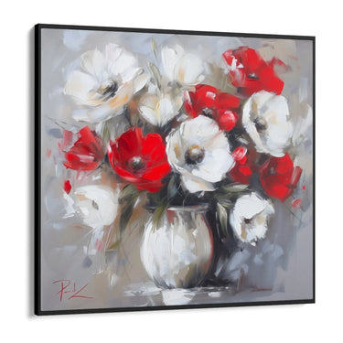Quadro Stampa su Tela Essenza di Papaveri - CupidoDesign