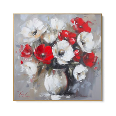 Quadro Stampa su Tela Essenza di Papaveri - CupidoDesign