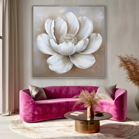 Quadro Stampa su Tela Essenza di Purezza - CupidoDesign