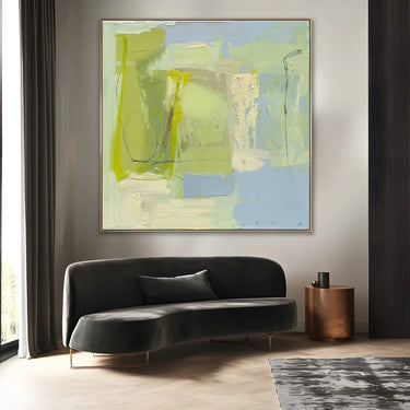 Quadro Stampa su Tela Essenza di Verde - CupidoDesign