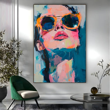 Quadro Stampa su Tela Estasi Femminile - CupidoDesign