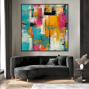 Quadro Stampa su Tela Estremo colorato - CupidoDesign