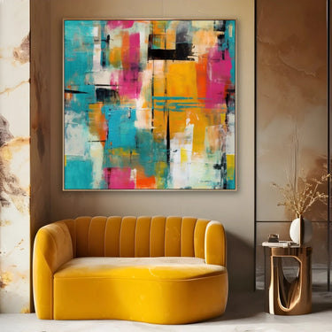 Quadro Stampa su Tela Estremo colorato - CupidoDesign