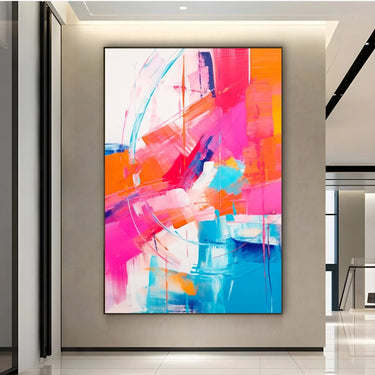 Quadro Stampa su Tela Euforia colorata - CupidoDesign