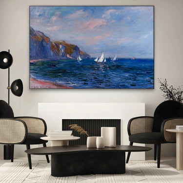 Quadro Stampa su Tela Falaises à Pourville, Claude Monet - CupidoDesign