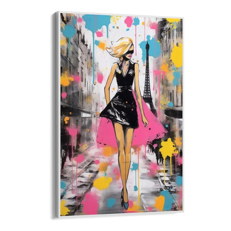 Quadro Stampa su Tela Fascino Francese - CupidoDesign