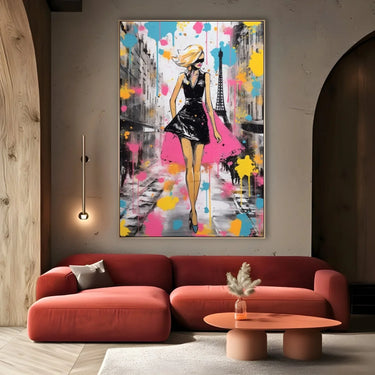 Quadro Stampa su Tela Fascino Francese - CupidoDesign