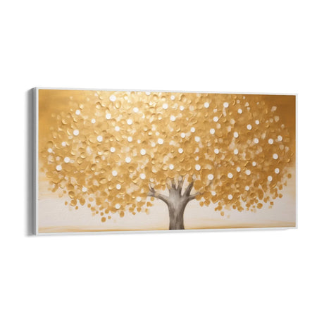Quadro Stampa su Tela Felicità Dorata - CupidoDesign