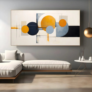 Quadro Stampa su Tela Festosa Geometria - CupidoDesign