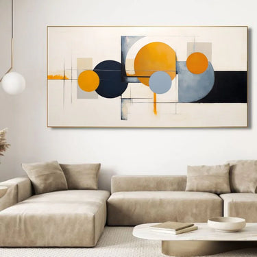 Quadro Stampa su Tela Festosa Geometria - CupidoDesign