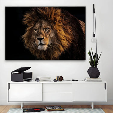 Quadro Stampa su Tela Fiamma nelle Ombre - CupidoDesign