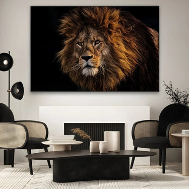 Quadro Stampa su Tela Fiamma nelle Ombre - CupidoDesign