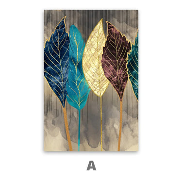 Quadro Stampa su Tela Fiamme d'oro - CupidoDesign