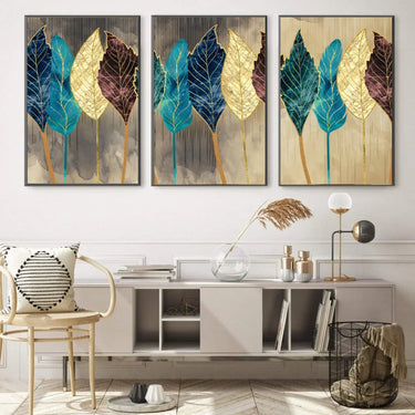 Quadro Stampa su Tela Fiamme d'oro - CupidoDesign
