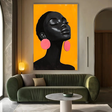 Quadro Stampa su Tela Fiato sospeso - CupidoDesign