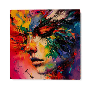 Quadro Stampa su Tela Figura Vibrante - CupidoDesign