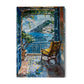 Quadro Stampa su Tela Finestra su Positano, Italia - CupidoDesign