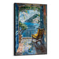 Quadro Stampa su Tela Finestra su Positano, Italia - CupidoDesign