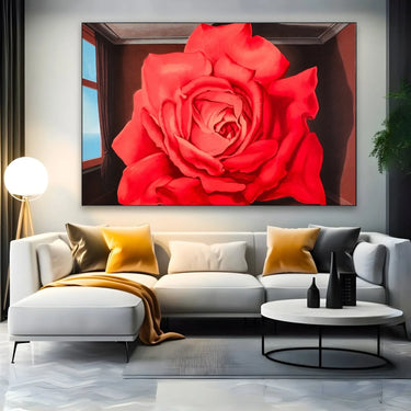 Quadro Stampa su Tela Fiore dei Lottatori, Rene Magritte - CupidoDesign
