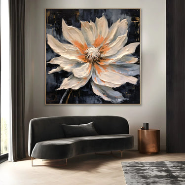 Quadro Stampa su Tela Fiori di Luna - CupidoDesign