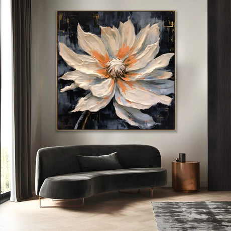 Quadro Stampa su Tela Fiori di Luna - CupidoDesign