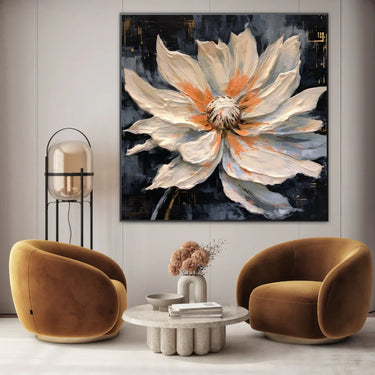 Quadro Stampa su Tela Fiori di Luna - CupidoDesign