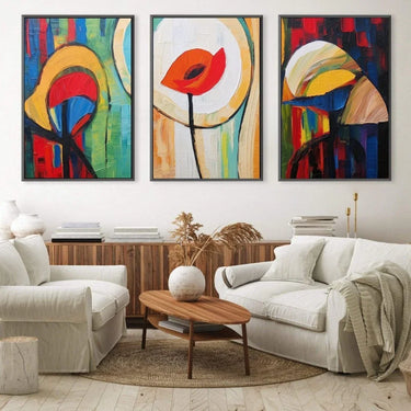 Quadro Stampa su Tela Fiori Sospesi - CupidoDesign