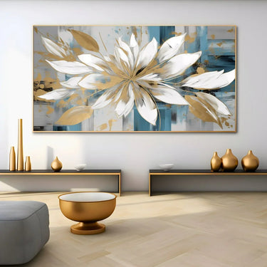 Quadro Stampa su Tela Fioritura Astratta - CupidoDesign
