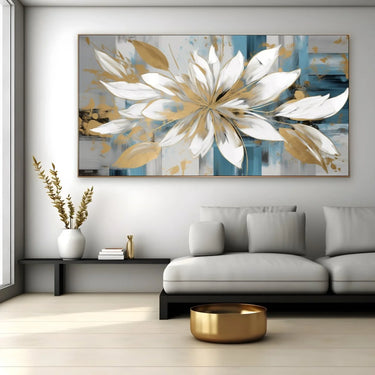 Quadro Stampa su Tela Fioritura Astratta - CupidoDesign