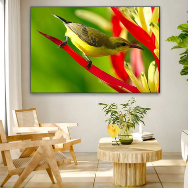 Quadro Stampa su Tela Fioritura Celeste - CupidoDesign