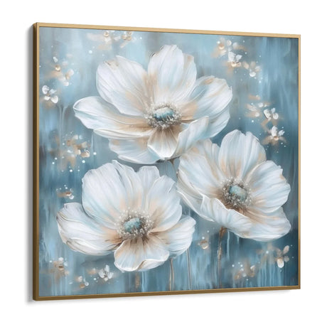 Quadro Stampa su Tela Fioritura di Seta - CupidoDesign