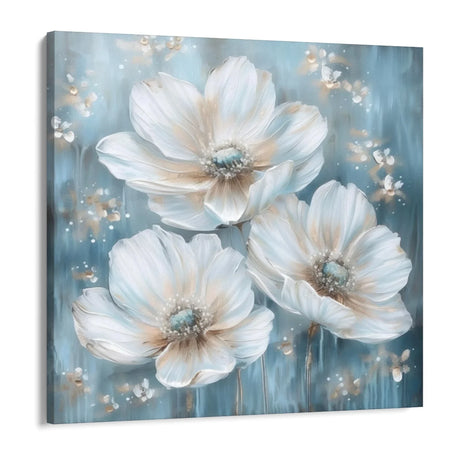 Quadro Stampa su Tela Fioritura di Seta - CupidoDesign