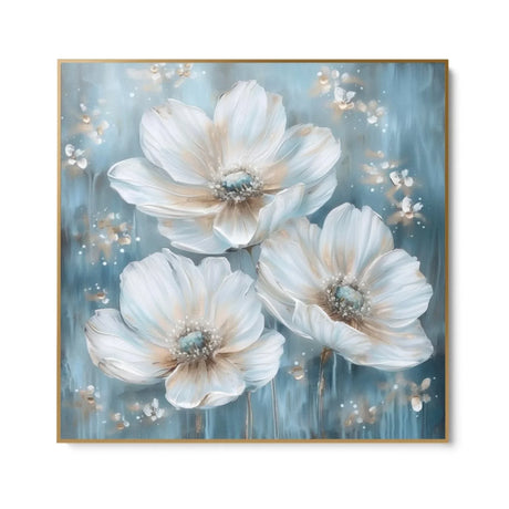 Quadro Stampa su Tela Fioritura di Seta - CupidoDesign