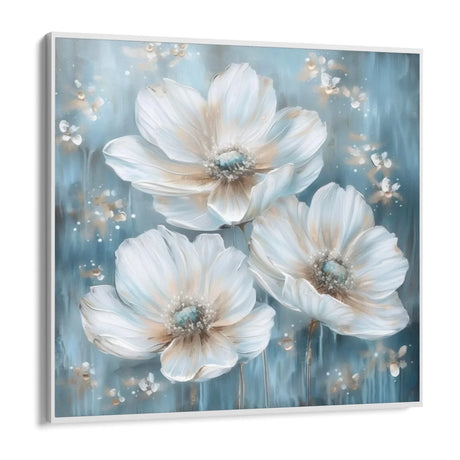 Quadro Stampa su Tela Fioritura di Seta - CupidoDesign