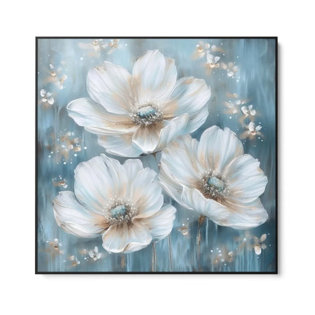 Quadro Stampa su Tela Fioritura di Seta - CupidoDesign