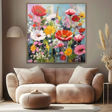 Quadro Stampa su Tela Fioritura Incantata - CupidoDesign